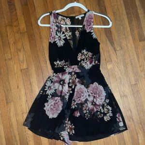 Charlotte Russe Floral Romper